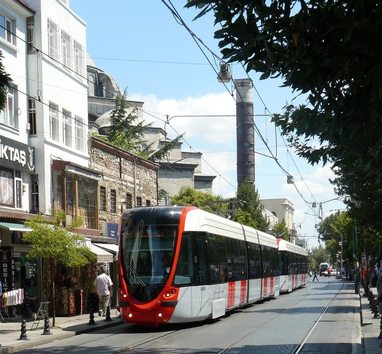 Стамбул. Alstom Citadis 301 №808