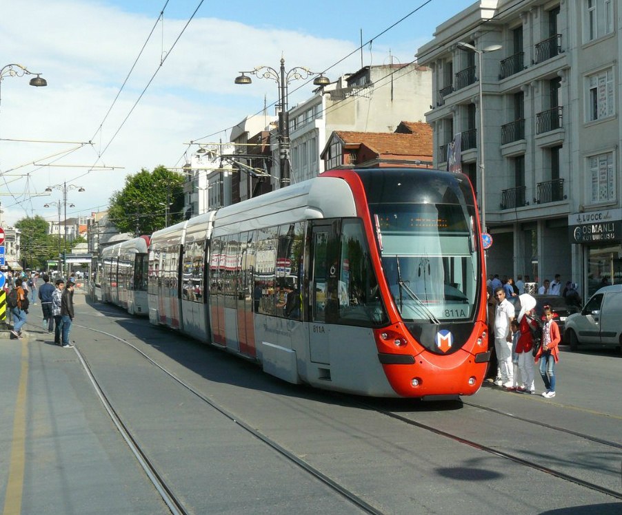 Стамбул. Alstom Citadis 301 №811