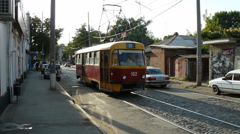 Краснодар. Tatra T3SU №102