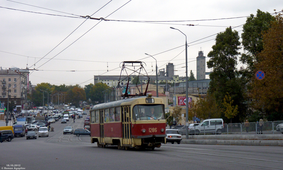 Днепр. Tatra T3SU №1286
