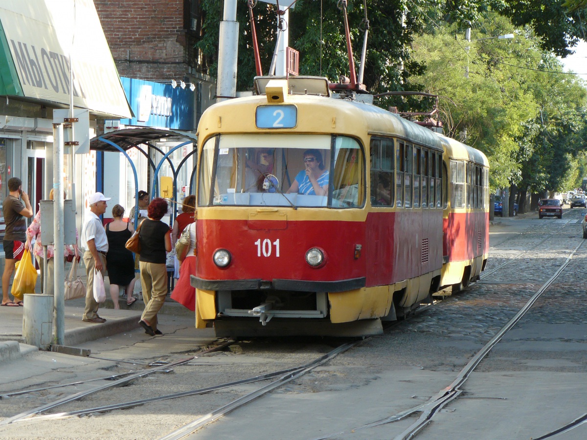 Краснодар. Tatra T3SU №101