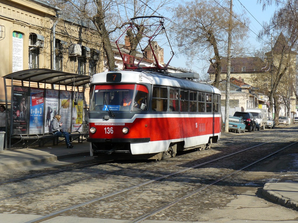 Краснодар. Tatra T3SU КВР МРПС №136