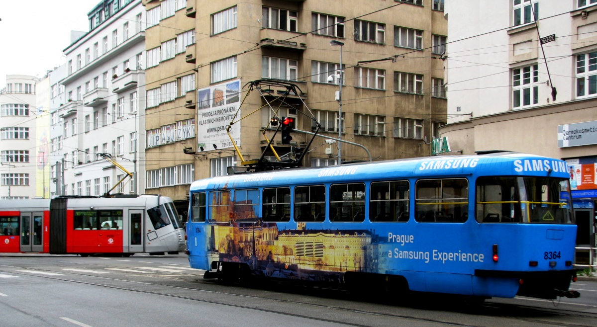 Прага. Tatra T3R.P №8364