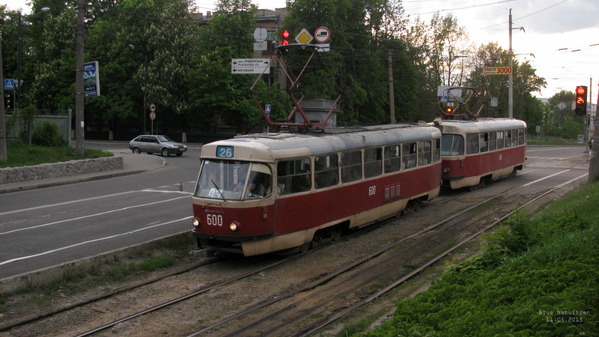 Харьков. Tatra T3SU №600, Tatra T3SU №660