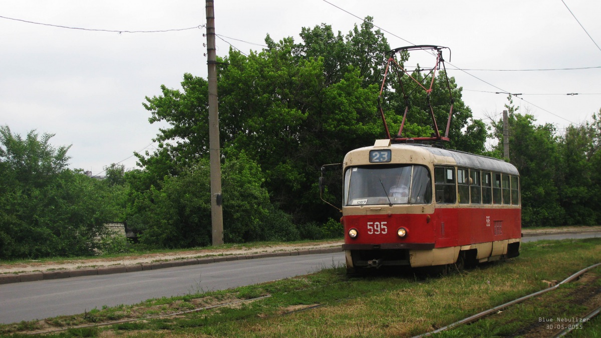 Харьков. Tatra T3SU №595