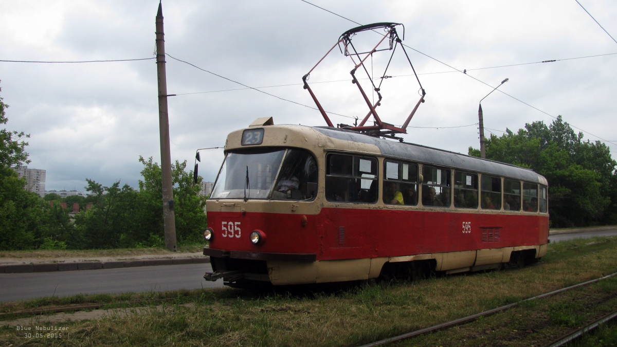 Харьков. Tatra T3SU №595