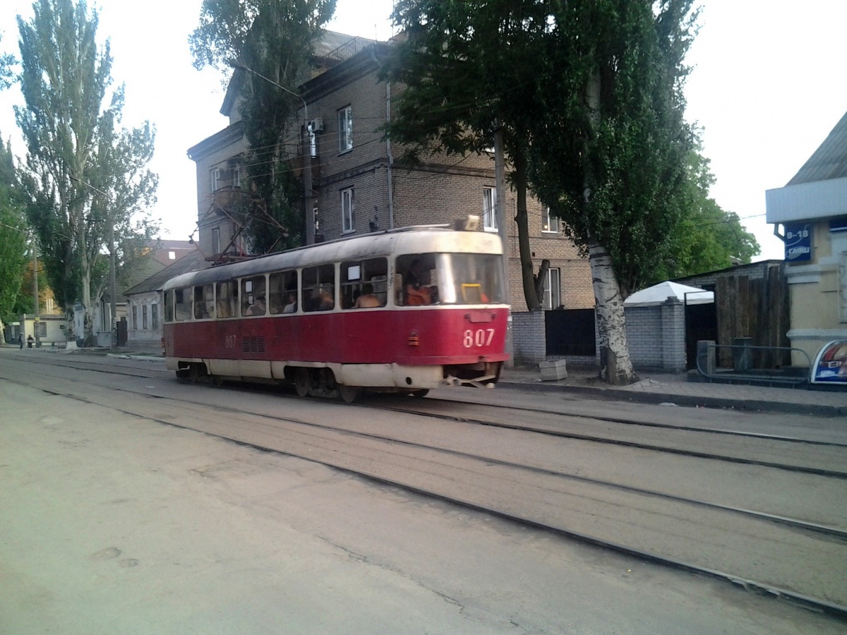 Запорожье. Tatra T3SU №807
