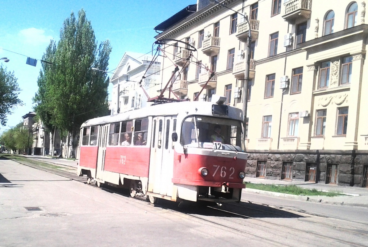 Запорожье. Tatra T3SU №762