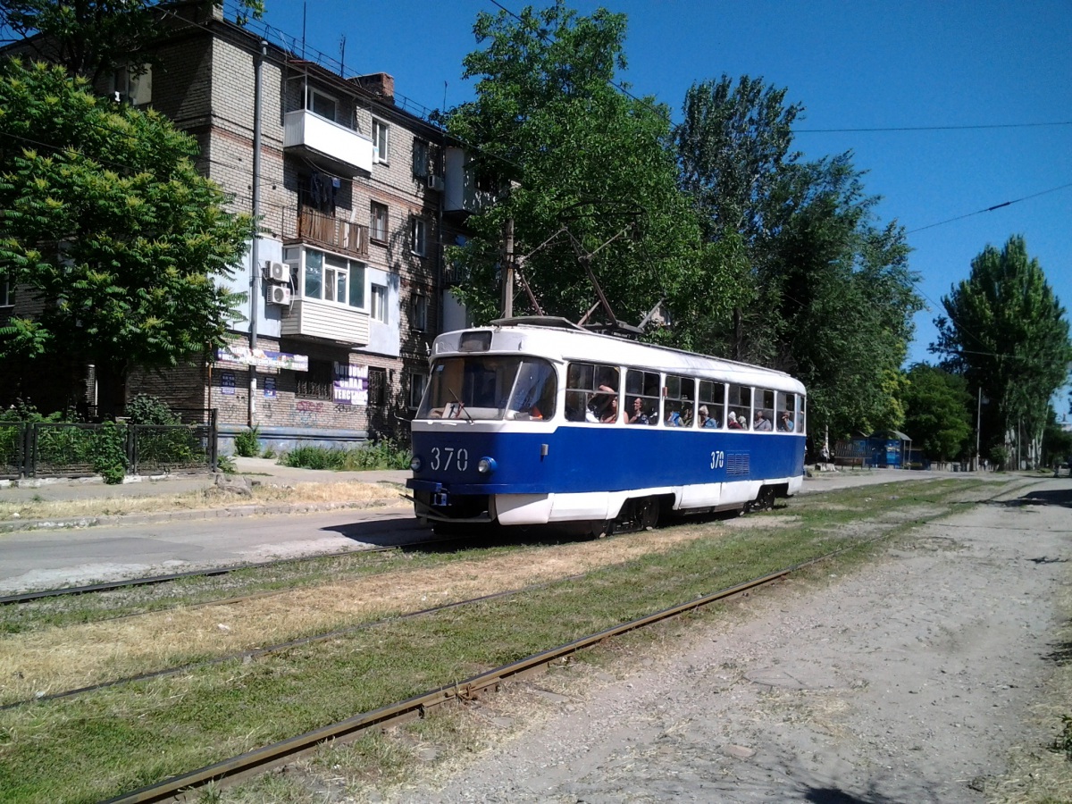 Запорожье. Tatra T3SU №370