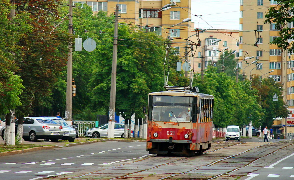 Киев. Tatra T6B5 (Tatra T3M) №021