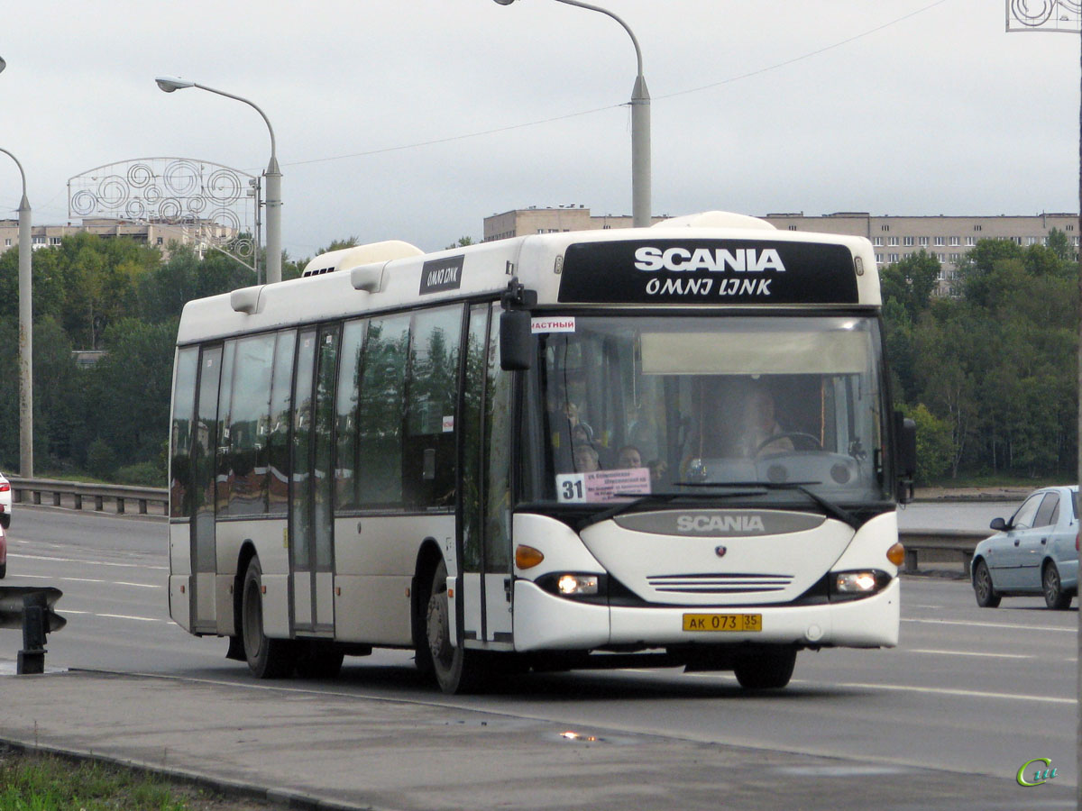 Череповец. Scania OmniLink CL94UB ак073