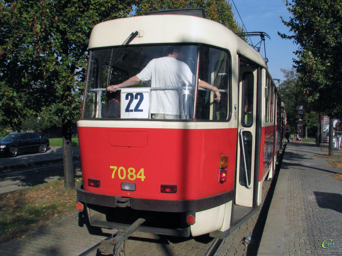 Прага. Tatra T3SUCS №7084
