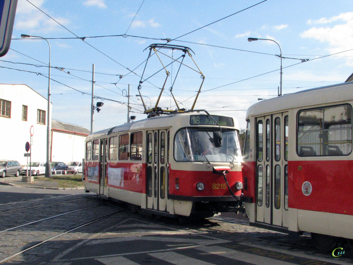 Прага. Tatra T3R.P №8215