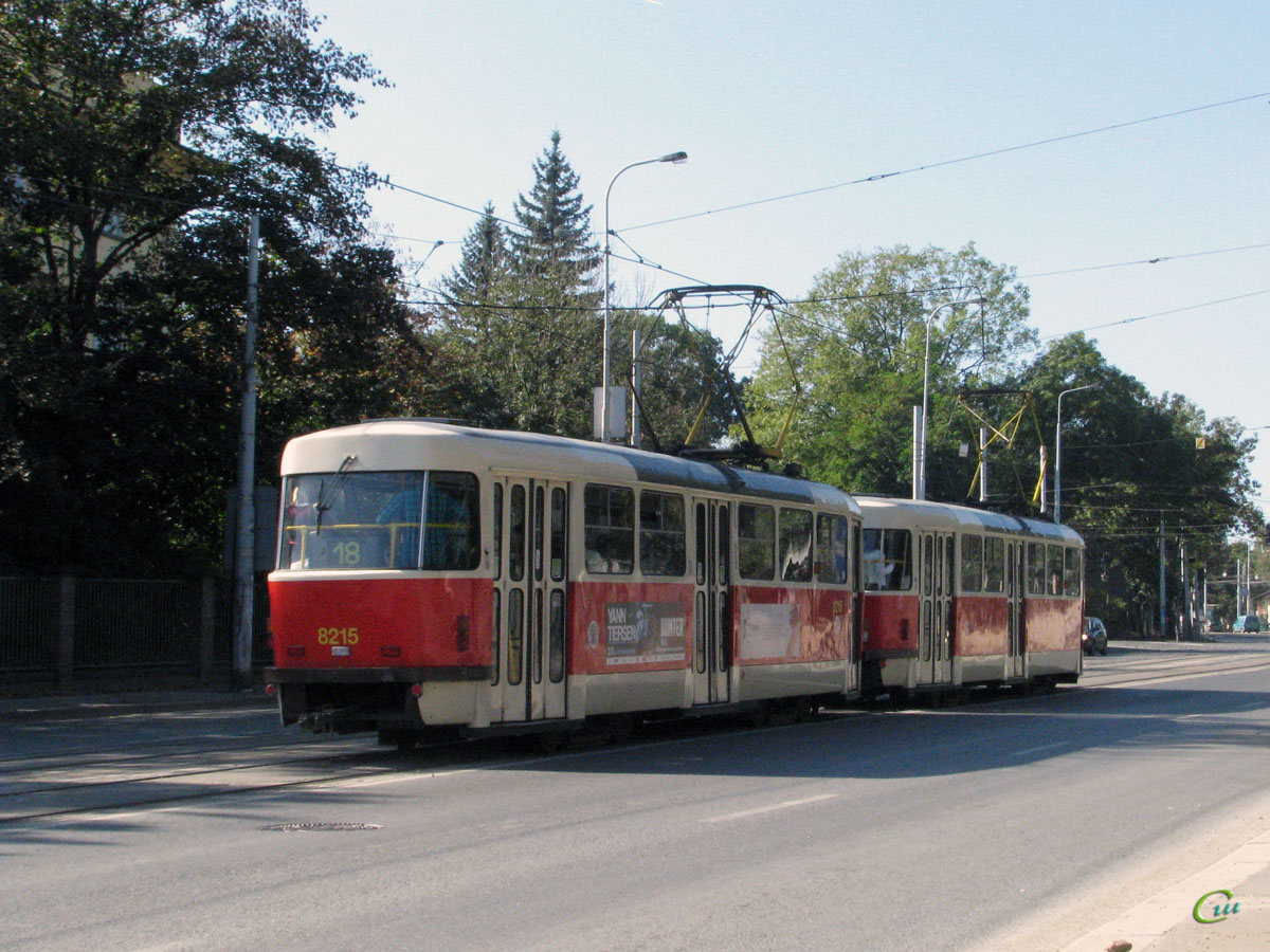 Прага. Tatra T3R.P №8215