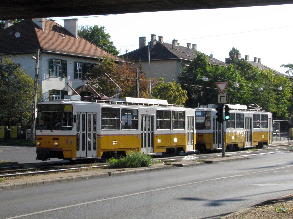 Будапешт. Tatra T5C5 №4334