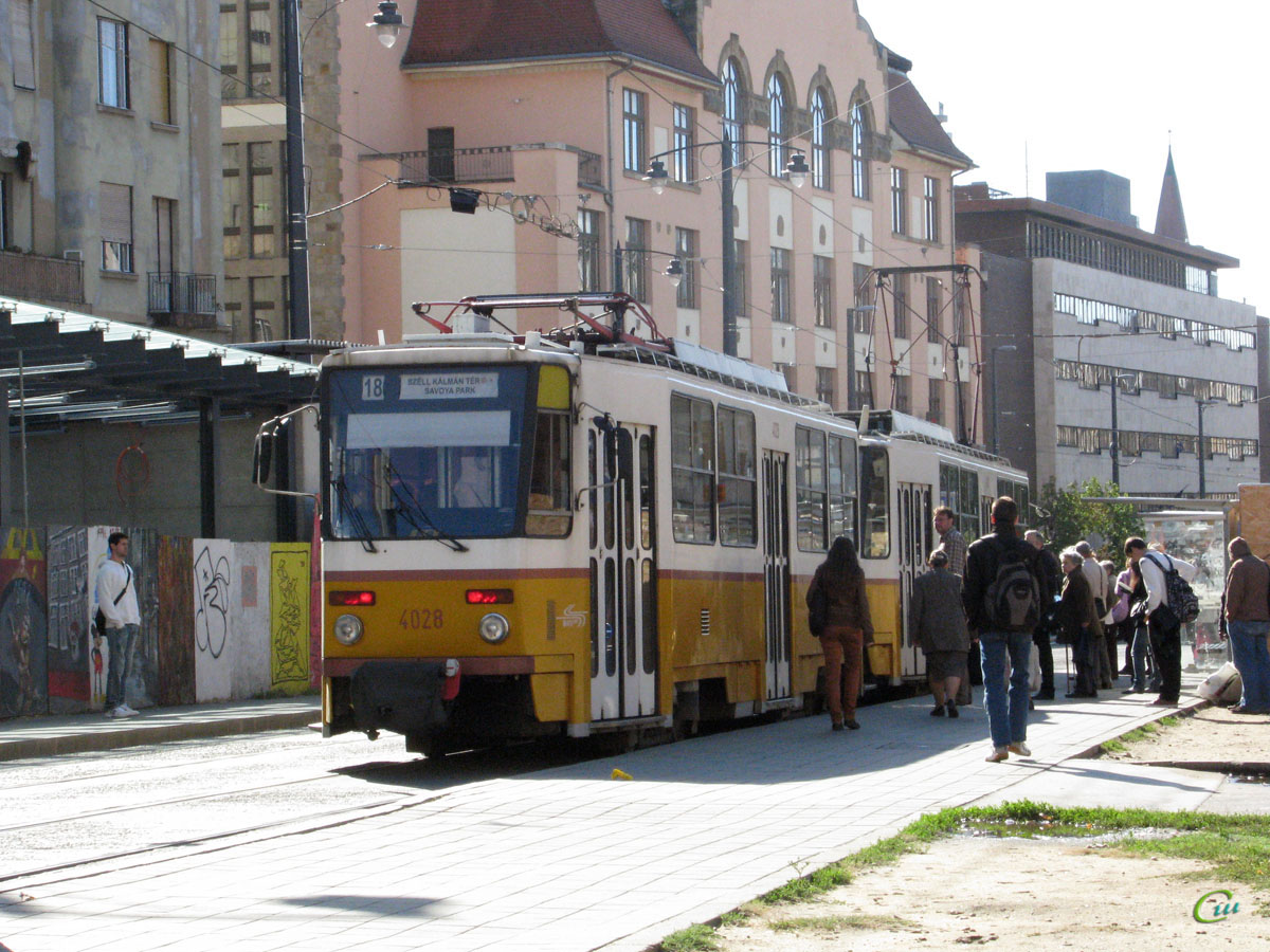 Будапешт. Tatra T5C5 №4028