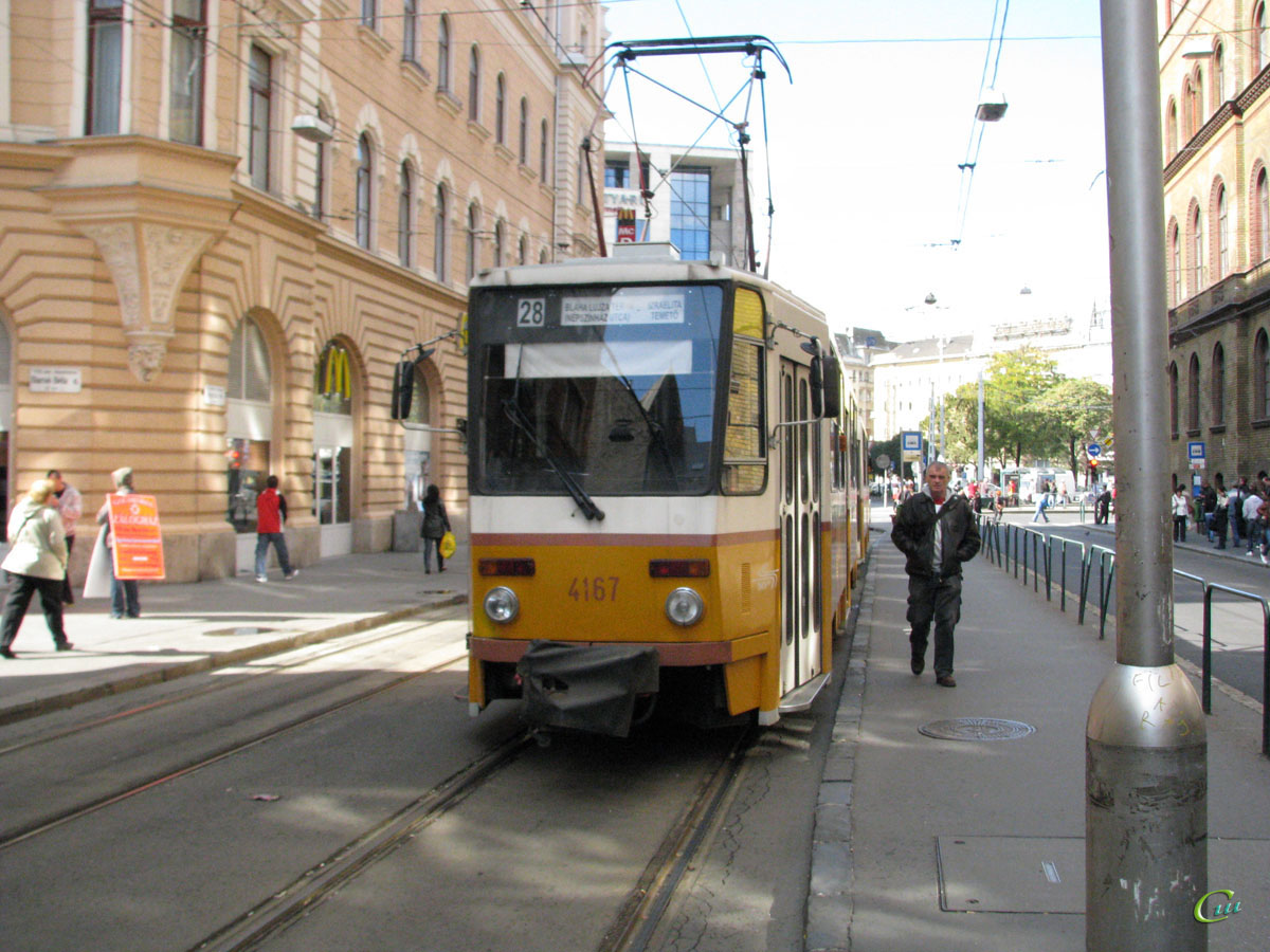 Будапешт. Tatra T5C5 №4167