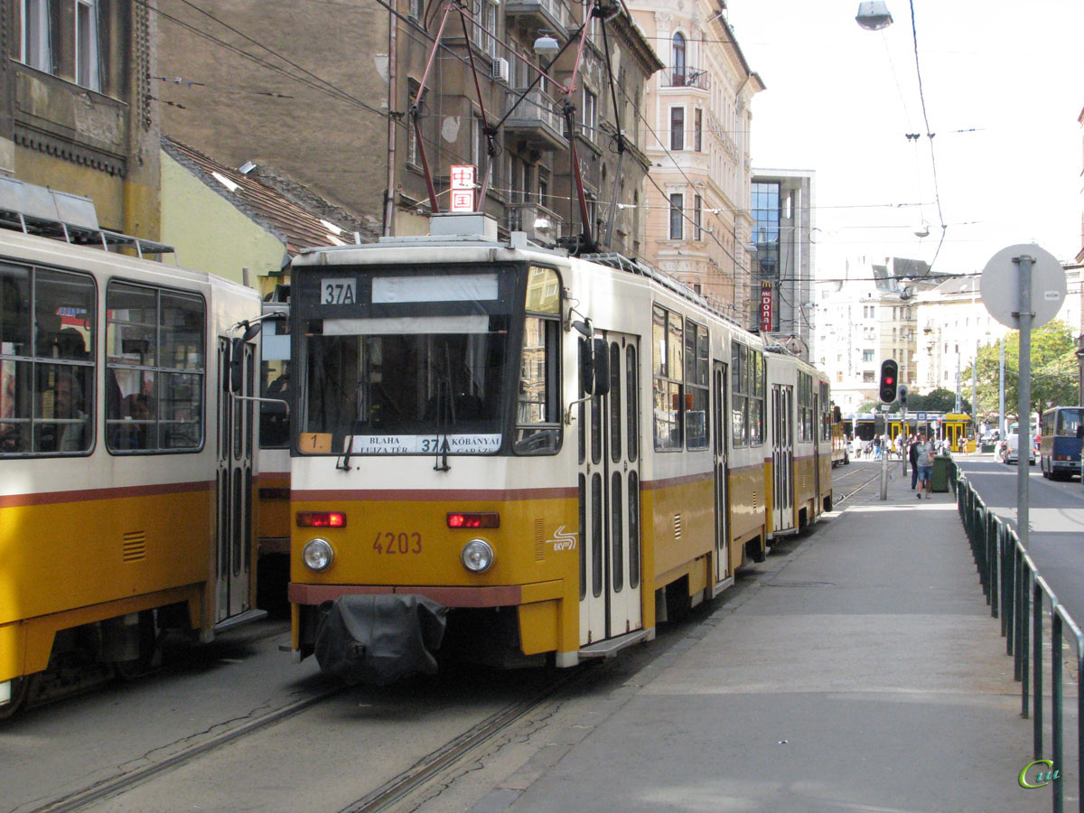 Будапешт. Tatra T5C5 №4203