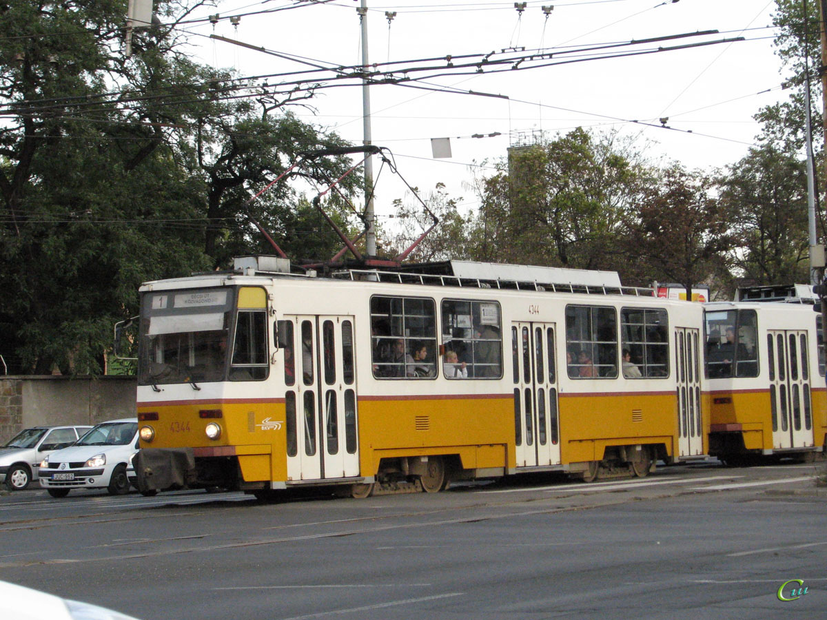 Будапешт. Tatra T5C5 №4344