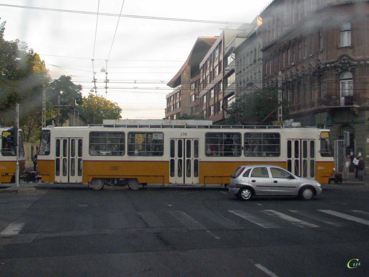 Будапешт. Tatra T5C5 №4318