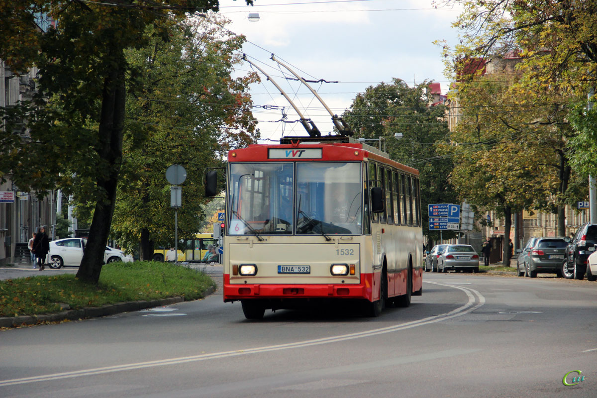 Вильнюс. Škoda 14Tr89/6 №1532