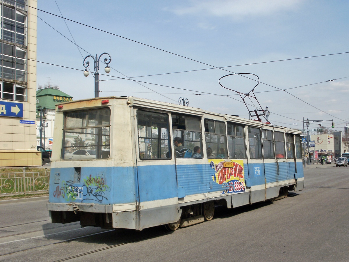 71-605 (КТМ-5) №356 - Хабаровск - Фото №42603 - Твой Транспорт