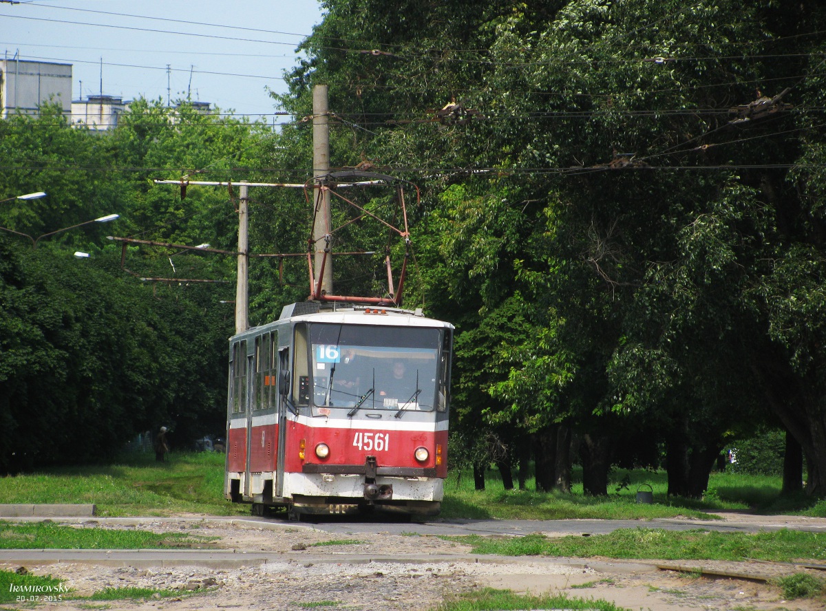 Харьков. Tatra T6B5 (Tatra T3M) №4561