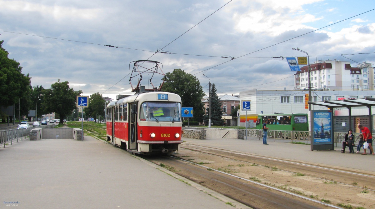 Харьков. Tatra T3M №8102