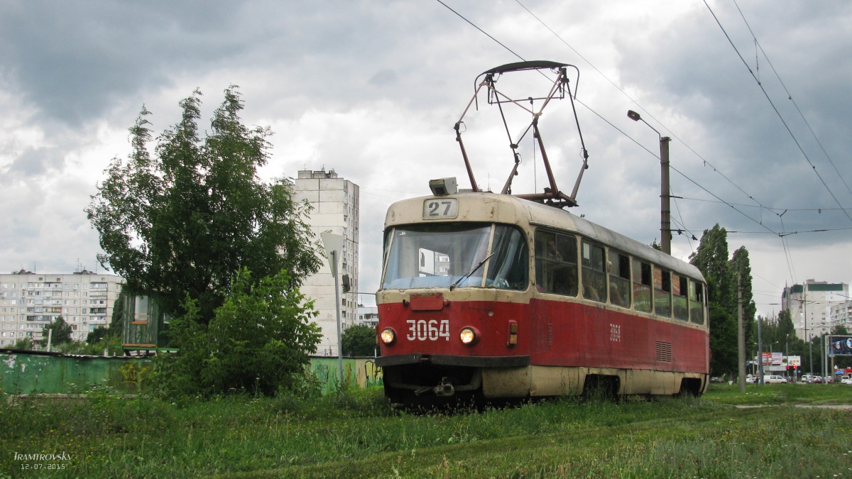 Харьков. Tatra T3SU №3064
