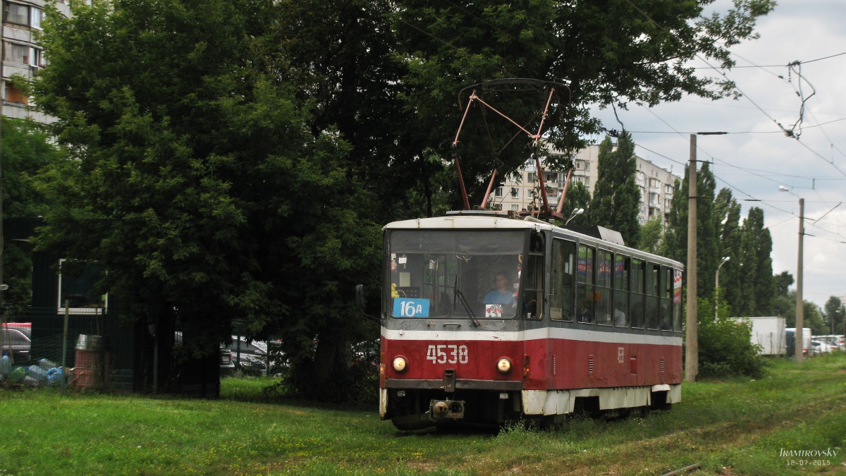 Харьков. Tatra T6B5 (Tatra T3M) №4538