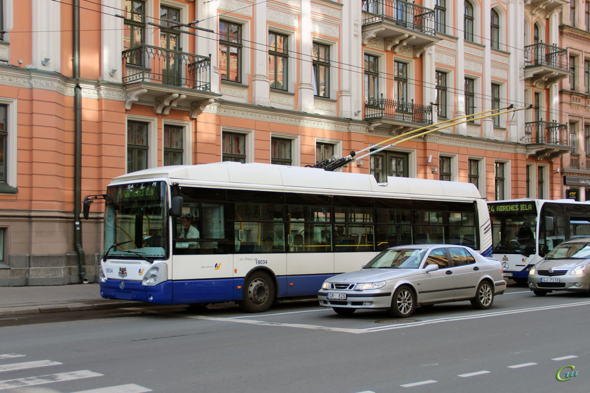 Рига. Škoda 24Tr Irisbus Citelis №18034