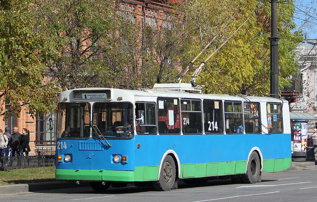 Хабаровск. ЗиУ-682Г-012 (ЗиУ-682Г0А) №214