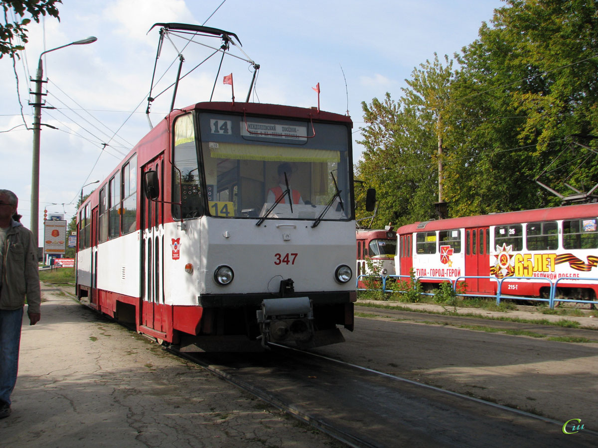Тула. Tatra T6B5 (Tatra T3M) №347