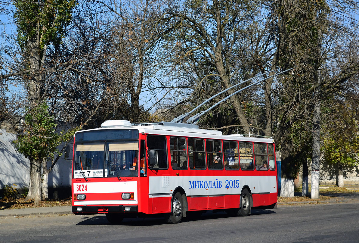 Николаев. Škoda 14TrR №3024