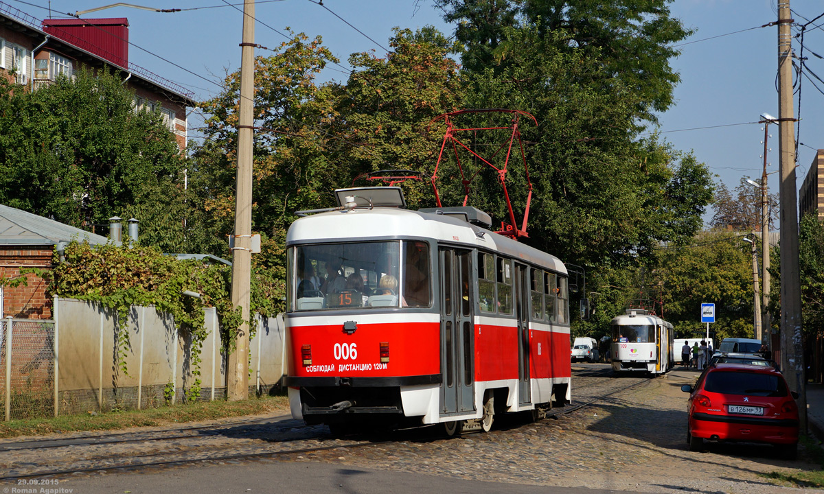 Краснодар. Tatra T3SU КВР ТРЗ №006