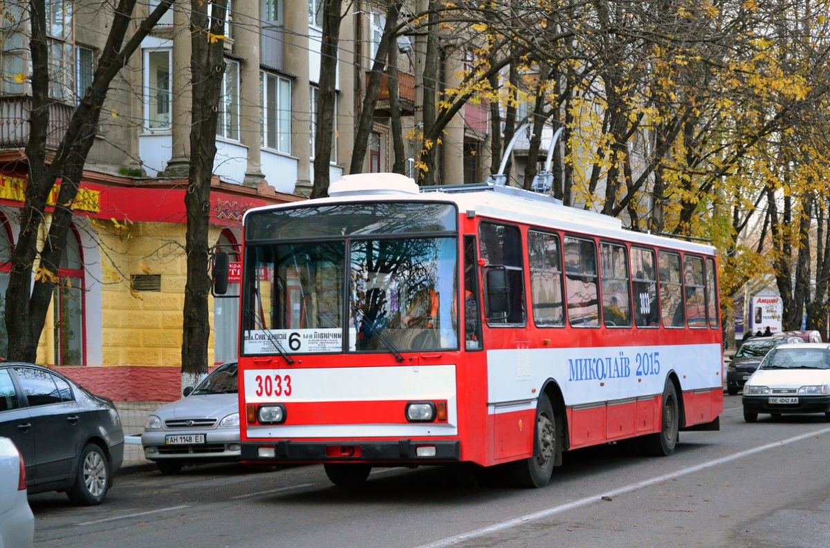 Николаев. Škoda 14TrR №3033