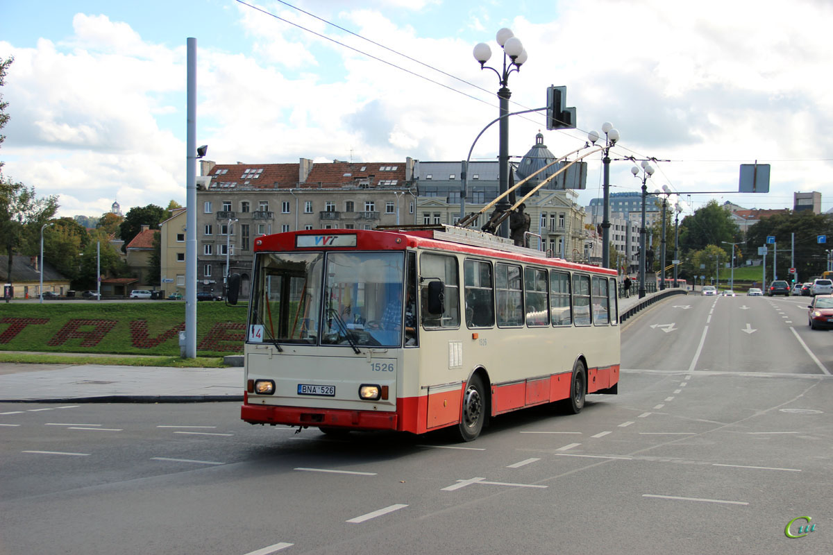 Вильнюс. Škoda 14Tr02/6 №1526