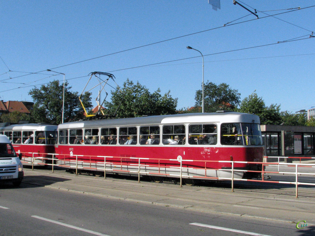 Прага. Tatra T3R.P №8572