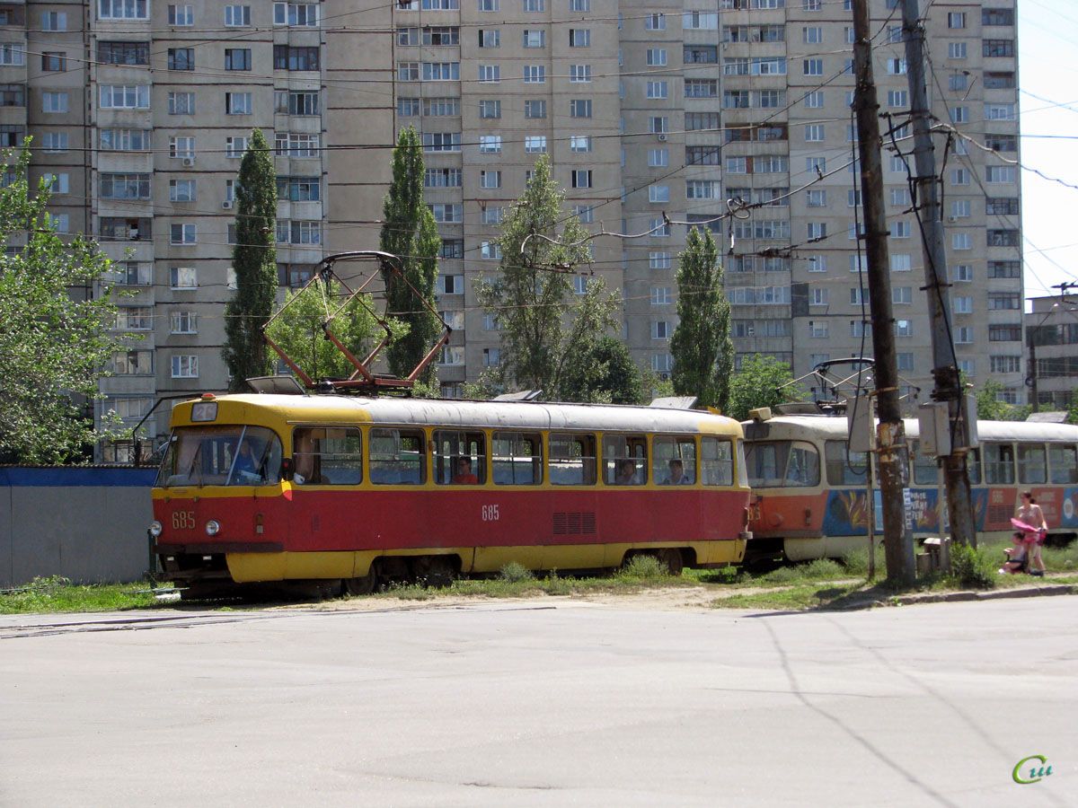 Харьков. Tatra T3SU №685