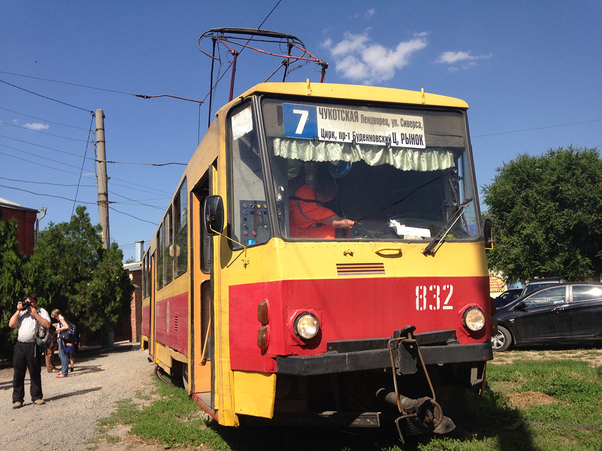 Ростов-на-Дону. Tatra T6B5 (Tatra T3M) №832