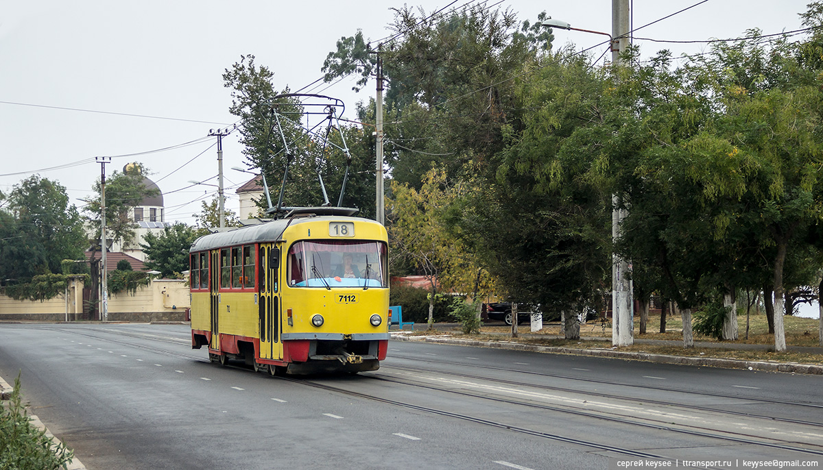 Одесса. Tatra T3SUCS №7112