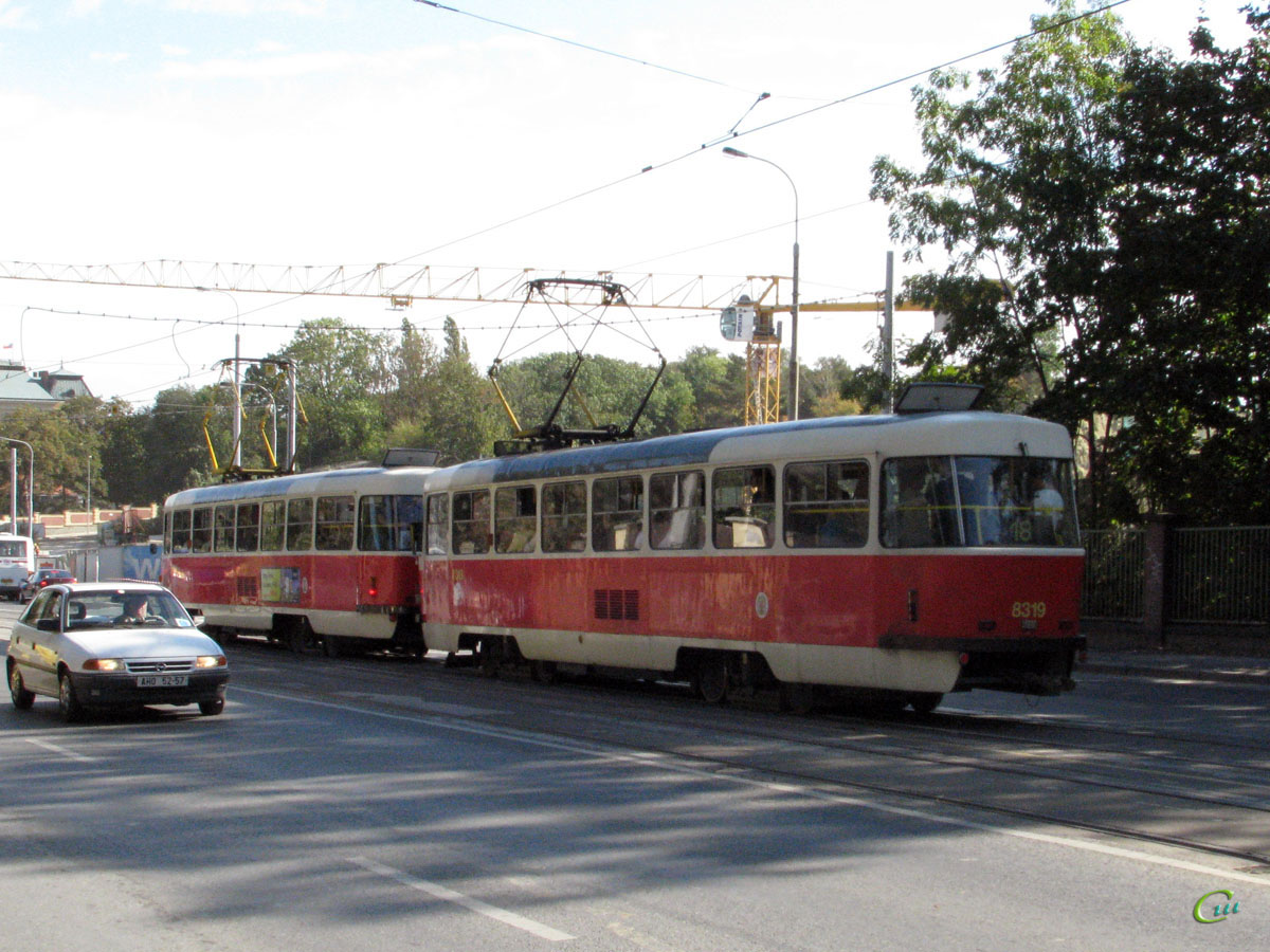 Прага. Tatra T3R.P №8319