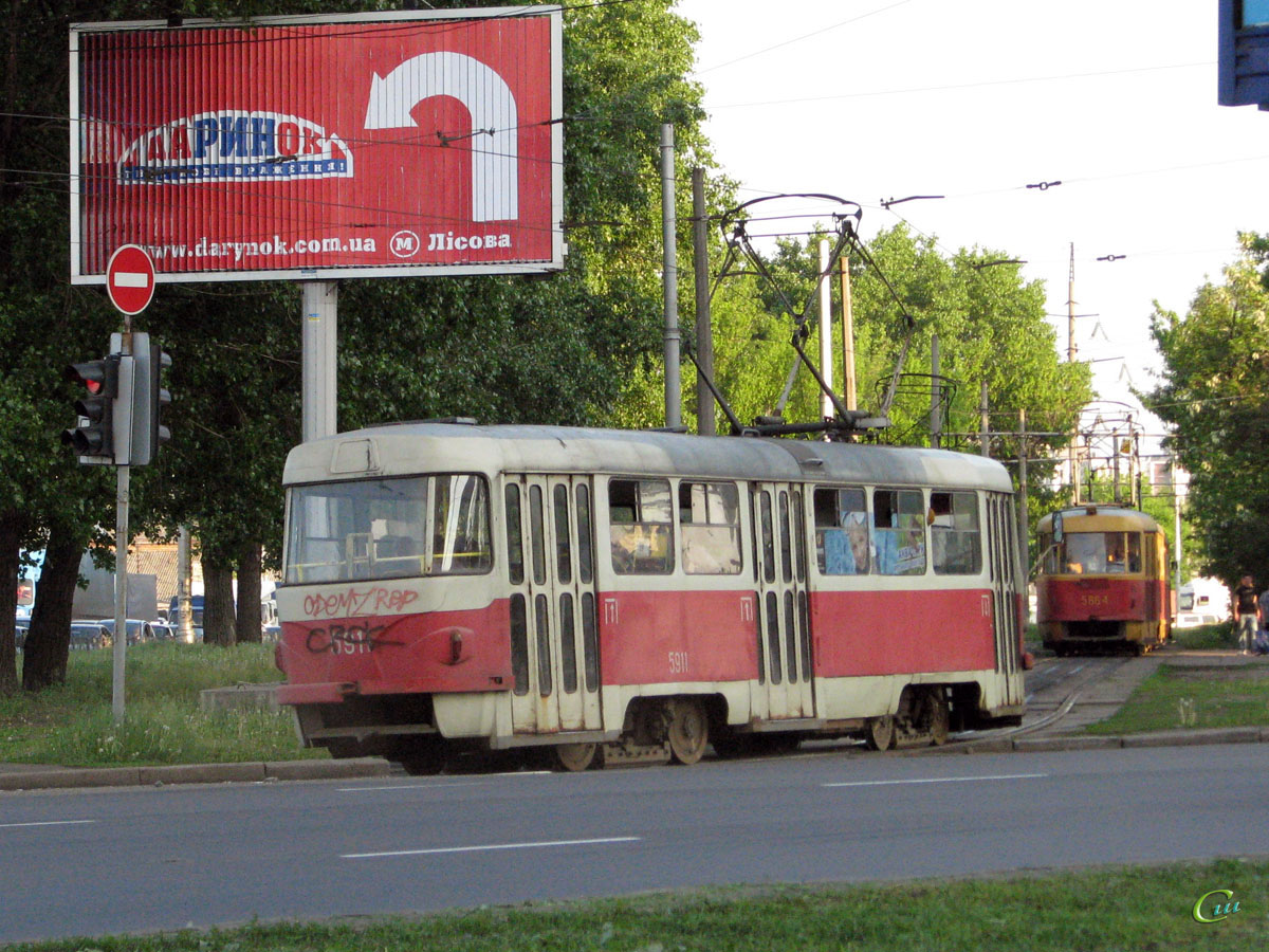 Киев. Tatra T3SU №5911