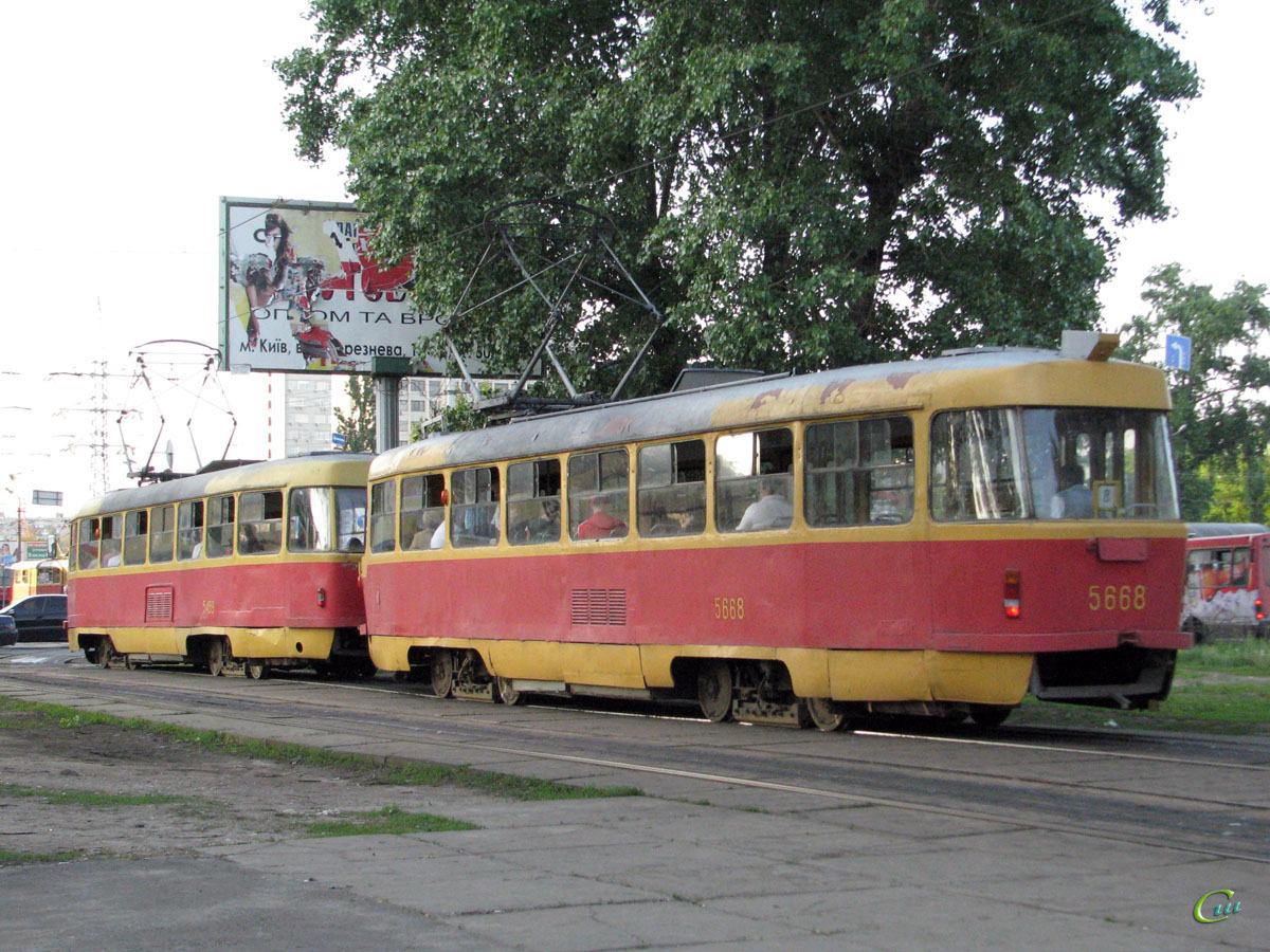 Киев. Tatra T3SU №5668