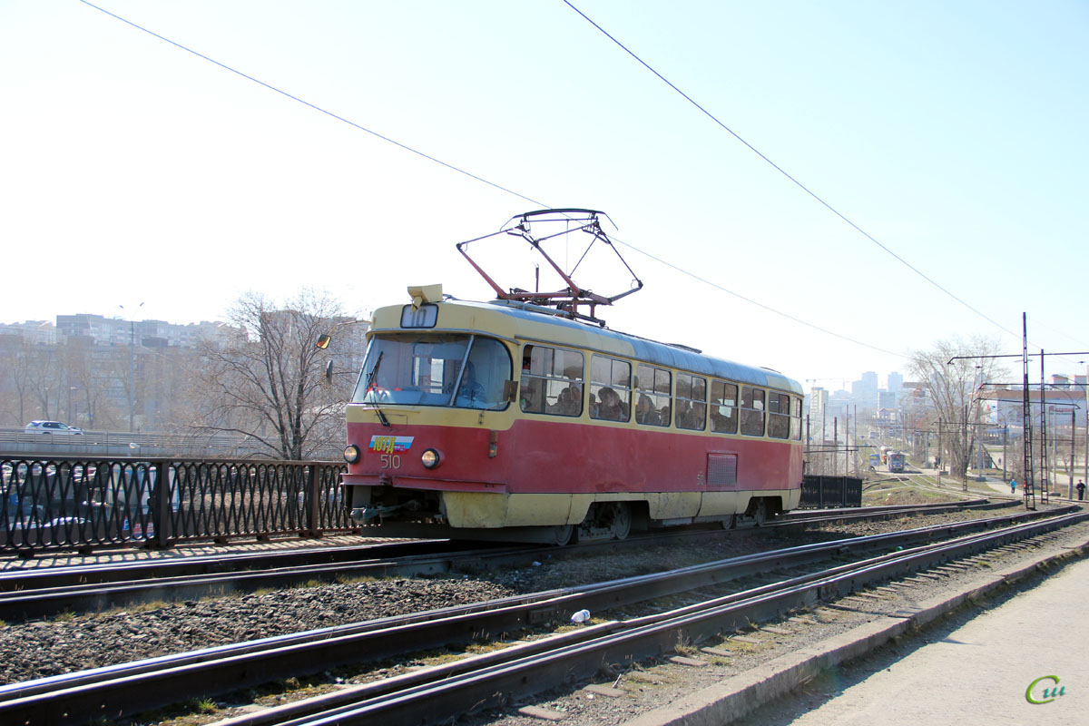 Екатеринбург. Tatra T3 (двухдверная) №510