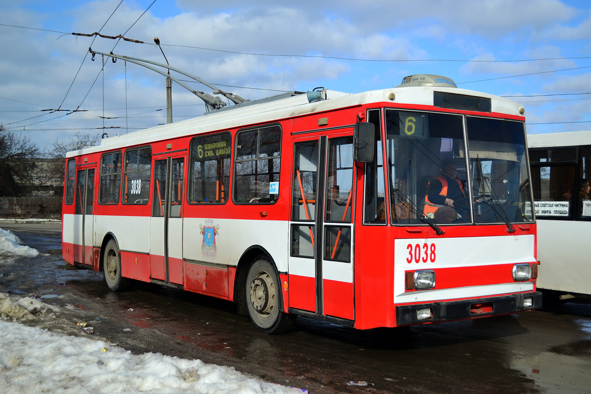 Николаев. Škoda 14Tr08/6 №3038