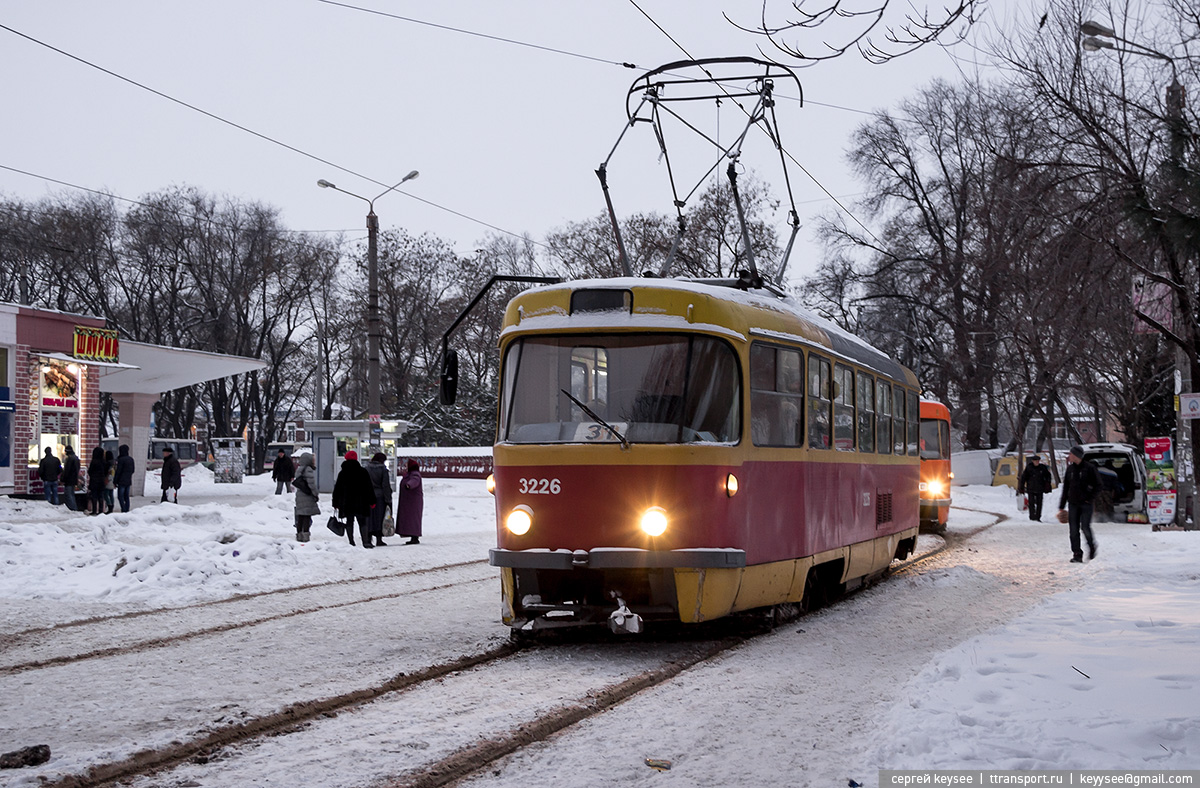 Одесса. Tatra T3 (двухдверная) №3226