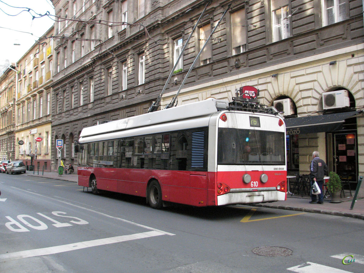 Будапешт. Solaris Trollino 12B №610