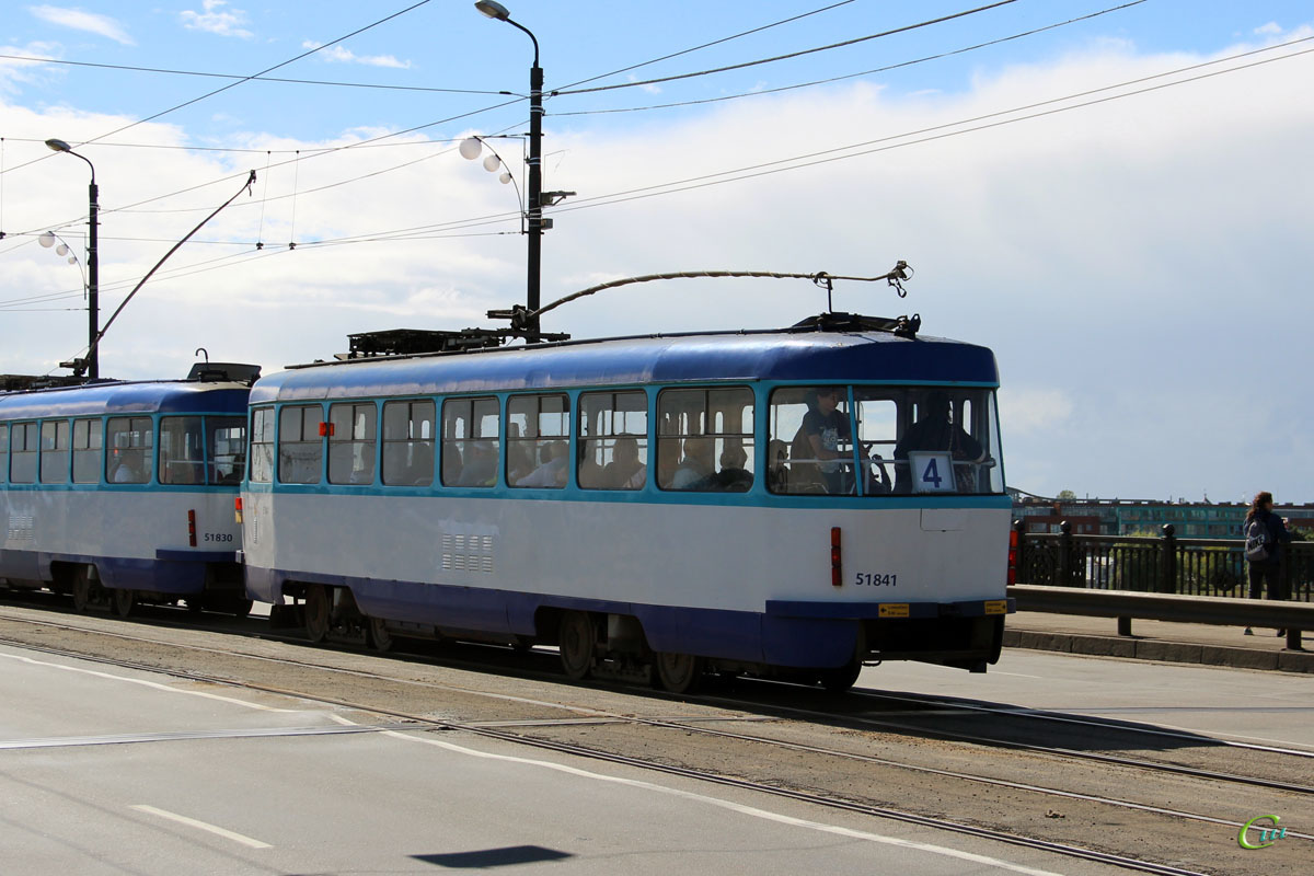 Рига. Tatra T3A №51841