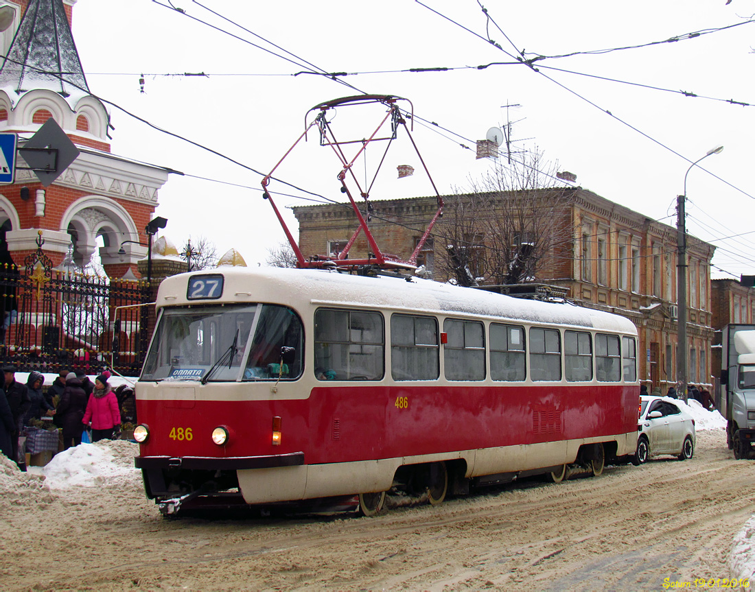 Харьков. Tatra T3A №486